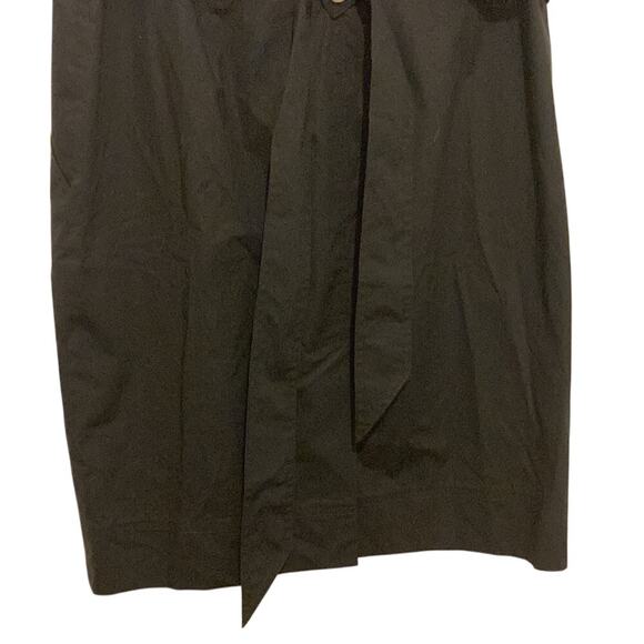 Theory Button Belted Accent Retro 60's Fit Pencil Skirt  Formal Jackie Kennedy - Picture 3 of 9